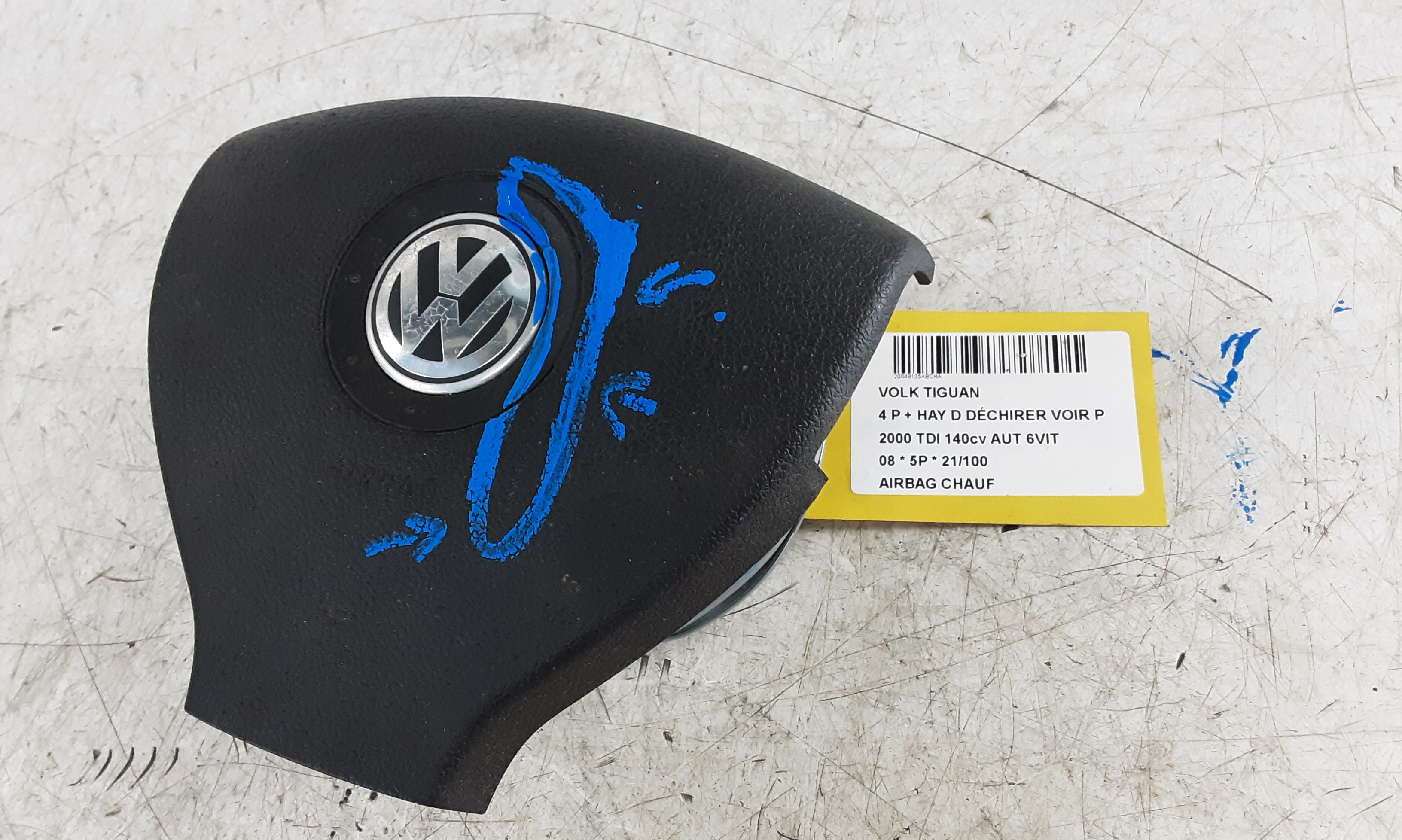 AIRBAG STUUR Vw TIGUAN (1) 10/07 - 06/11