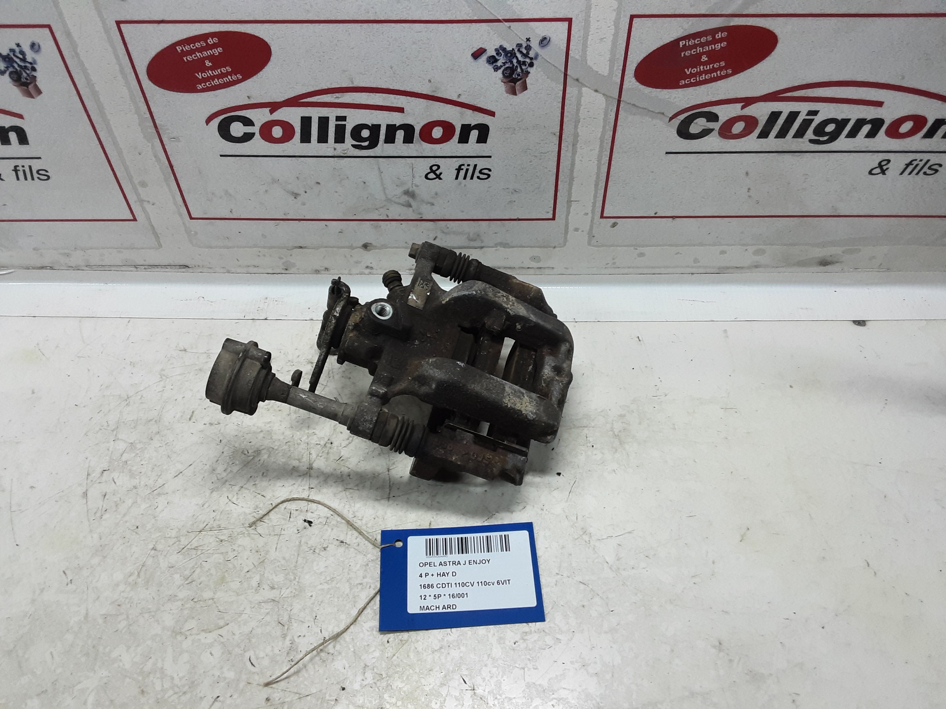 REMKLAUW ACHTER RECHTS Opel ASTRA J 10 - 15 5P/D