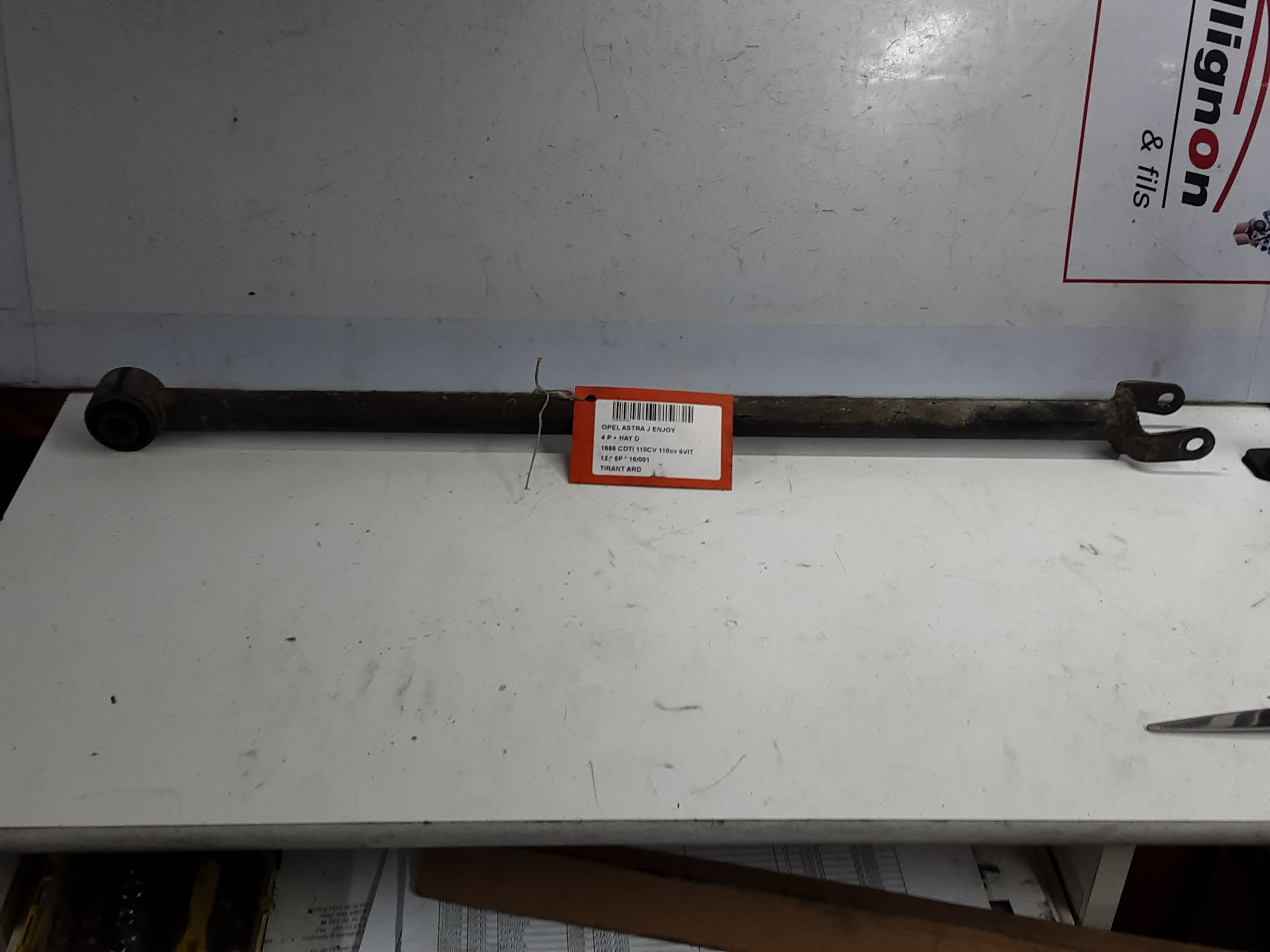 TIRANT ARRIERE DROIT Opel ASTRA J 10 - 15 5P/D
