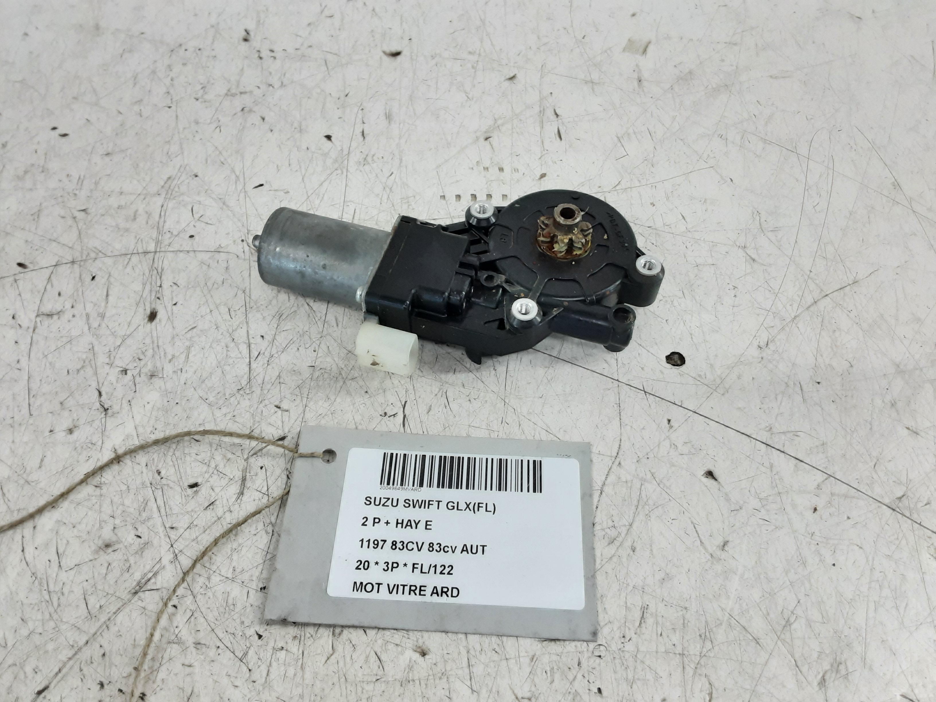 MOTOR RUITMECHANISME ACHTER RECHTS Suzuki SWIFT 4/17+