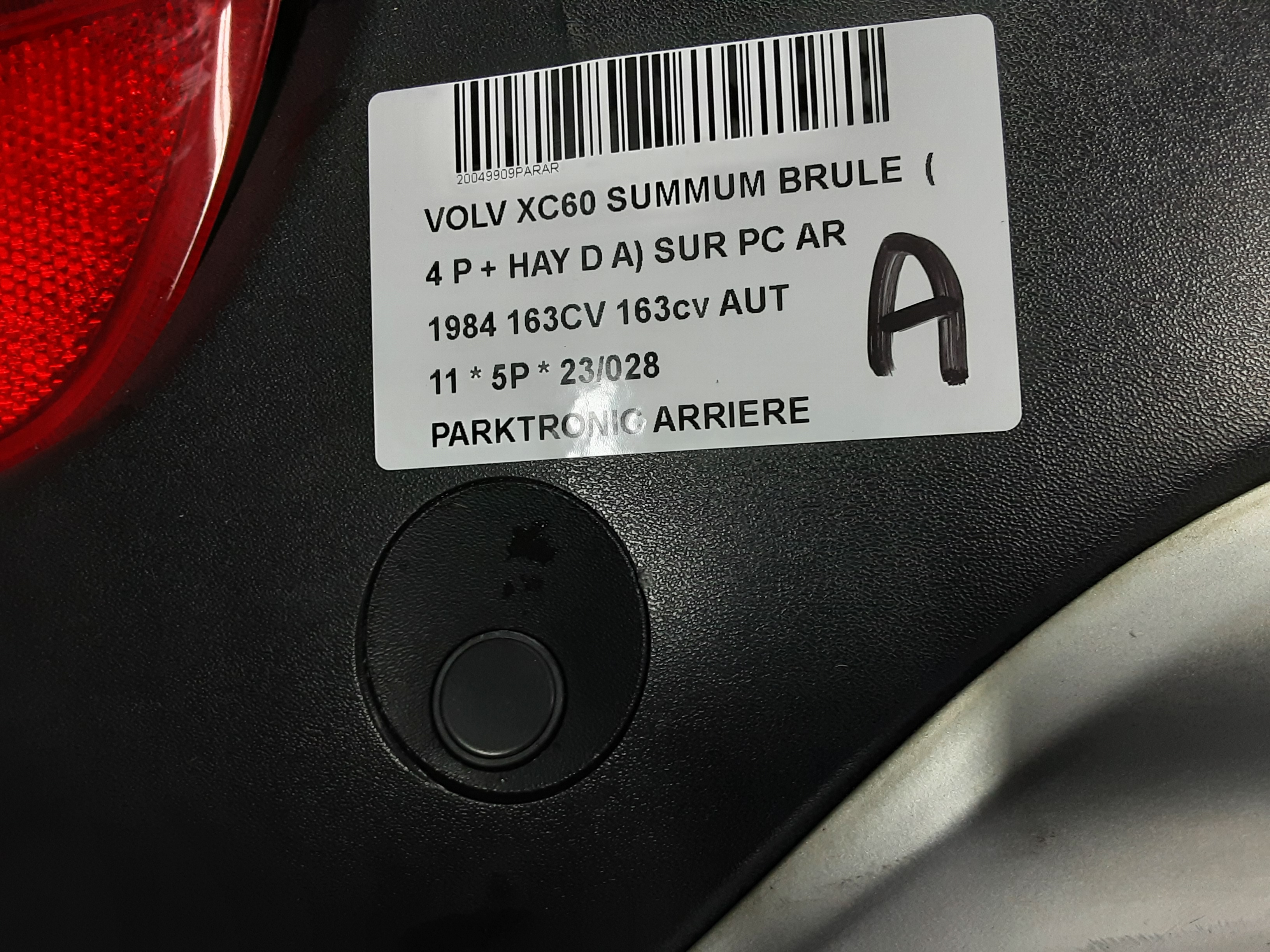 PARKEERSENSOREN ACHTER Volvo XC60 08 - 13