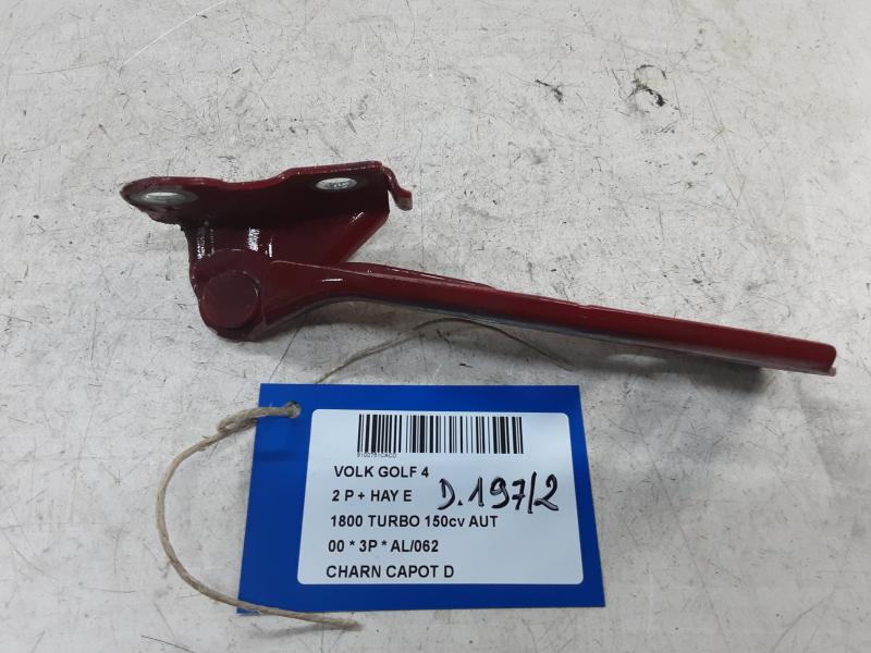RIGHT HINGE BONNET Vw GOLF IV 11/97 - 03