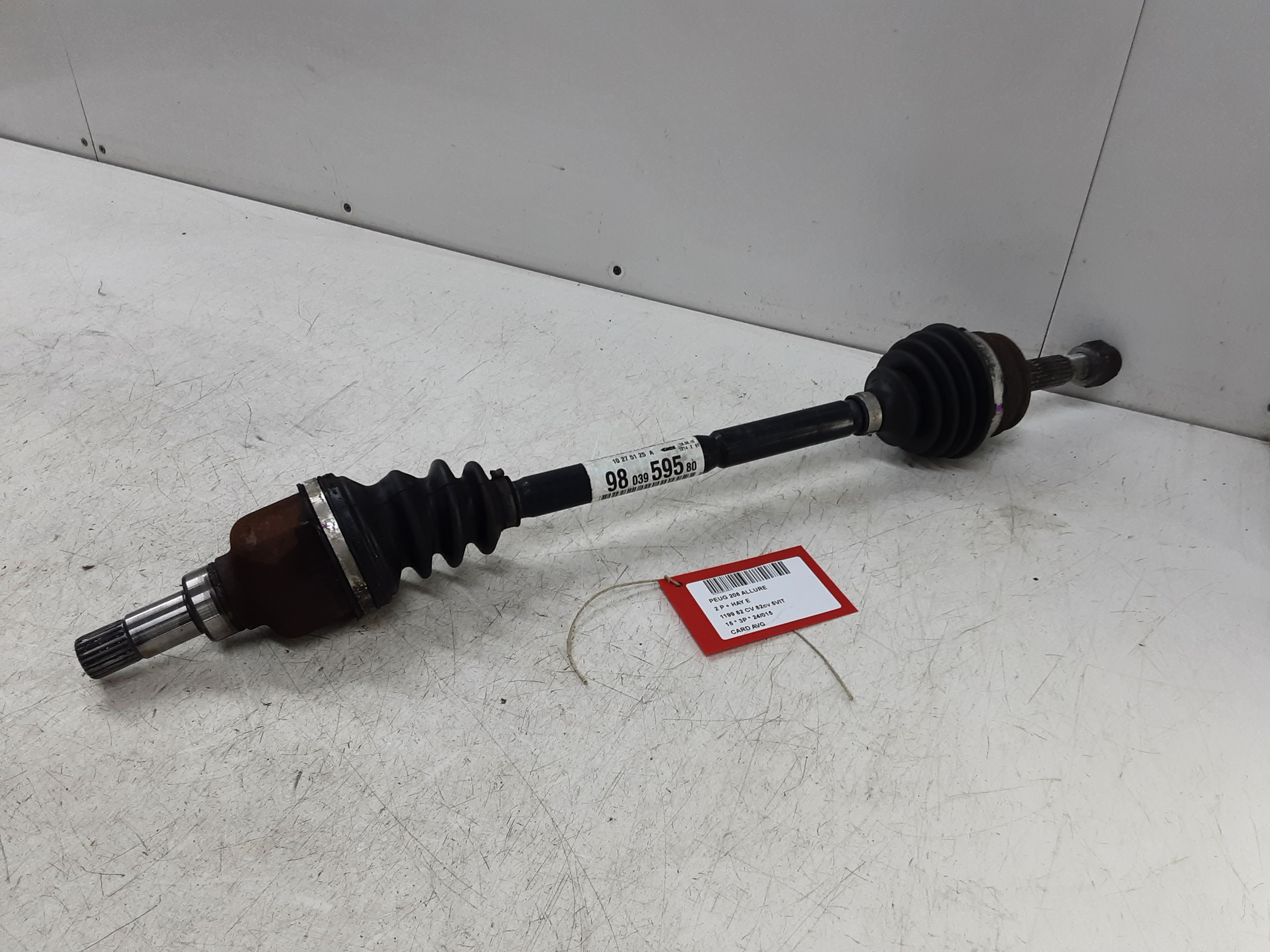 CARDAN AVANT GAUCHE Peugeot 208 8/15 - 20